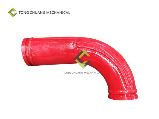 ซื้อ ท่อปั๊มคอนกรีตแบบยาว ข้องอผนังคู่ 125*R275-90 °+211mm online manufacture
