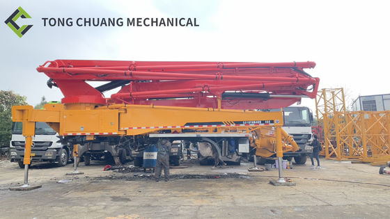 ซื้อ SANY บูมรถบรรทุกปั๊มคอนกรีต 46 ม. พร้อมระบบสูบน้ำไฮดรอลิก online manufacture