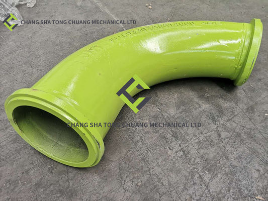 ซื้อ Zoomlion คอนกรีตปั๊มรถบรรทุกอะไหลร์ที่ 2 Bend Pipe Jinnaite A0514000 กว้างนอก 870mm online manufacture
