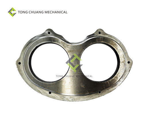 สวมชิ้นส่วนปั๊มคอนกรีต Sany ทน Spectacle Wear Plate DN200 / DN230 / DN260