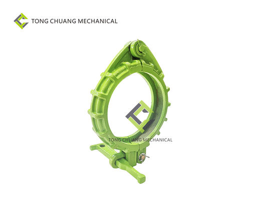 ชิ้นส่วนอะไหล่ปั๊มคอนกรีตโลหะผสมเหล็ก 180A Bolt Pipe Clamp