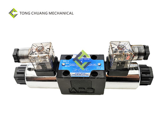 วาล์วย้อนกลับแม่เหล็กไฟฟ้าไฮดรอลิก DC24V ของหน่วยกำลังไฮดรอลิก