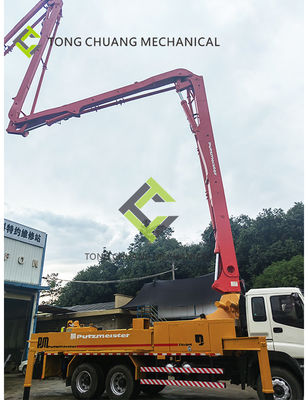 รถปั๊มคอนกรีตมือสองที่ผลิตขึ้นใหม่ Putzmeister 38 Meter