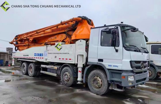 Zoomlion Heavy Industries รถปั๊มคอนกรีตมือสอง Remanufactured 52m
