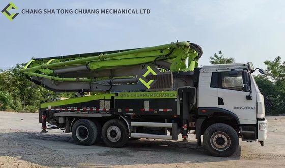 Zoomlion Heavy Industry รถปั๊มคอนกรีตใช้แล้ว ZLJ5280THBJE 40 ม. ในปี 2020