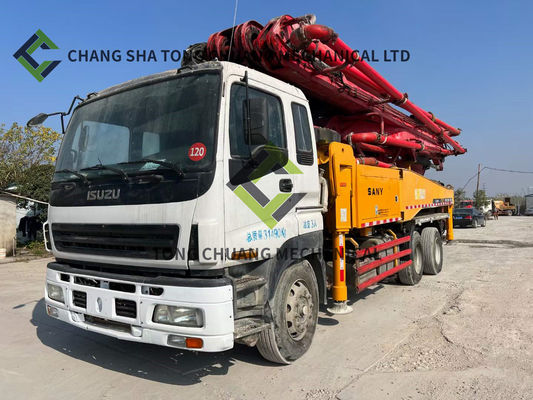 2011 ซานี่ อุตสาหกรรมหนัก 46 M คอนกรีตปั๊มรถ Isuzu ชาซี
