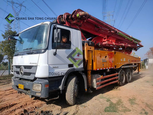2013 เมอร์ซีเดส ชาซี ซานี่ SYM5330THBEB 490C-8 มือสองรถบรรทุกปั๊มคอนกรีต