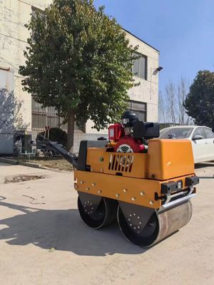 BM60 Walk Behind Small Single Drum Vibratory Asphalt Road Roller ขนาดเล็ก ขนาดเล็ก ขนาดเล็ก ขนาดเล็ก