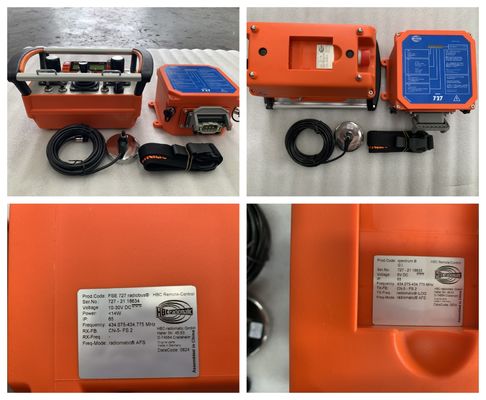 Prod.Code Fse 727 Radiobus Hbc 727 เครื่องควบคุมระยะไกลไร้สาย Ser.No. 727-21 18634 สําหรับอะไหล่รถบรรทุกปั๊มคอนกรีต
