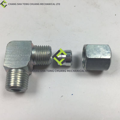 Sany และ Zoomlion Lubrication Right Angle Joint 6mm สําหรับรถบรรทุกปั๊ม ปั๊มติดรถยนต์ปั๊ม 0.034kg