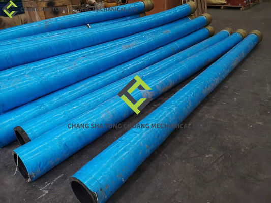 Sany Heavy Industry And Zoomlion Heavy Industry คอนกรีตปั๊มรถบรรทุกอุปกรณ์เสริม Hose 125B * 3000 หัวเดียว สายเหล็ก 4 ชั้น