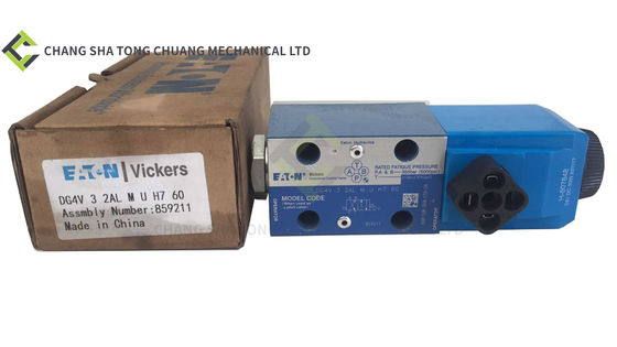 Zoomlion คอนกรีตปั๊มรถบรรทุก อุปกรณ์เสริม วาล์วทิศทางไฟฟ้าแม่เหล็ก DG4V32ALMUH760