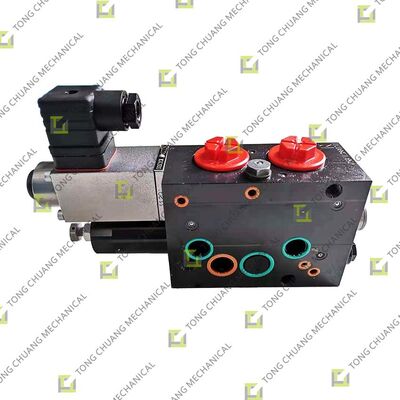 PSV 4S1F/370-3 (with bypass valve) Multi-way valve head section，Multi-way valve first section、Multi-way valve head unit、Multi-way valve front section，Multi-way valve oil inlet head section
